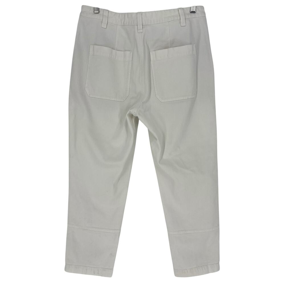 Brunello Cucinelli White Patch Pocket Utility Cotton Pants - Picture 9 of 11